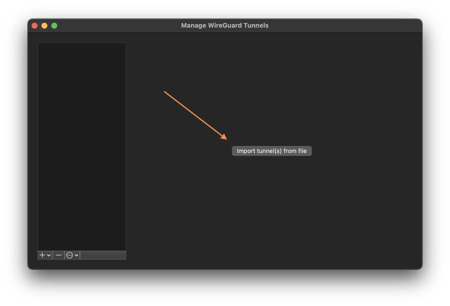 Import tunnel(s) from file